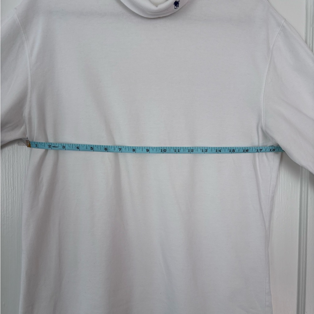 Polo by Ralph Lauren White Tee with Navy Label - Picture 9 of 10